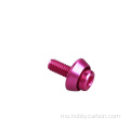 Aluminium M3 Flat Head Bolt Hobbycarbon